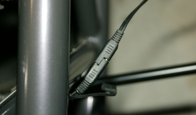 Close-up of connectors
