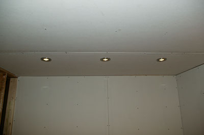 [Three recessed lights]