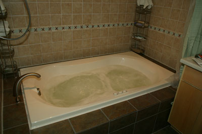 [Ready for a bath]