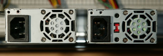 Power supplies - end view