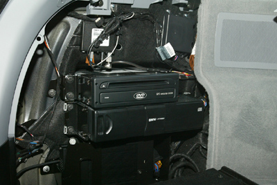 [Old view of rear electronics compartment]