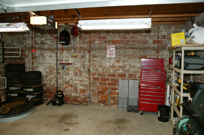 [Back of the garage]