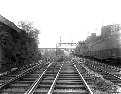 [Penna R.R. Bet Summit Ave. & Blvd Looking W]