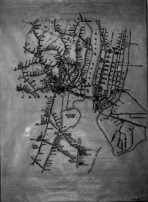 [H.&M. Route Map. Steam Road Lines One Hour From N.Y. City]