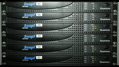 Closeup of Snap 
servers