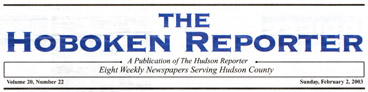 Tubes Exhibit Hoboken Reporter 030202 Masthead