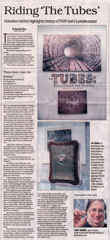 Tubes Exhibit Jersey Journal 030124